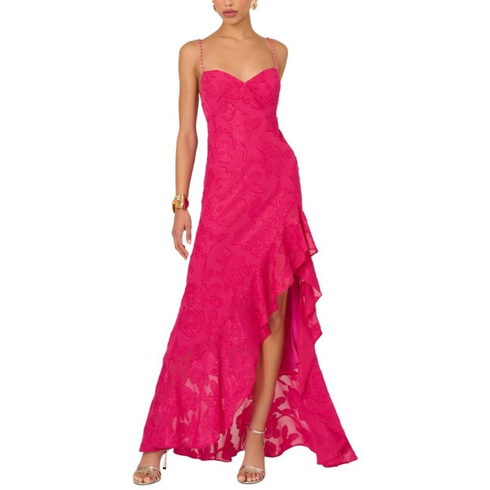 Adrianna Papell Womens Asymmetrical Dress